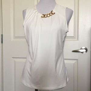 NWOT Ivanka Trump Cream Tank